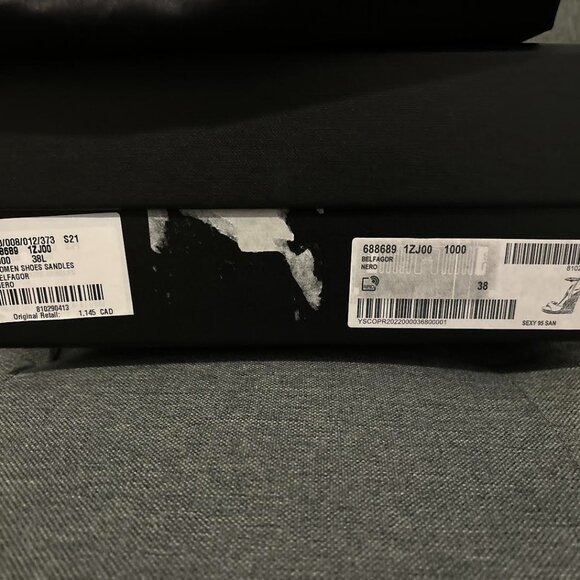 Saint Laurent Paloma Sandals Size 38 - Picture 14 of 14